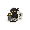 Naklejka Debugging Ninja — winylowa 60 x 60 mm