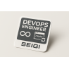 Naklejka DevOps Engineer - wodoodporna 70 x 70 mm