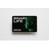 Naklejka Binary Life — winylowa 10 x 6 cm