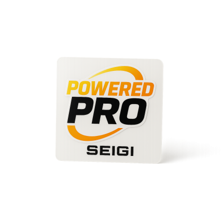 Naklejka Powered Pro 10x10 cm