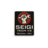 Naklejka SEIGI Tech V2 — winylowa 100×60 mm (wodoodporna)