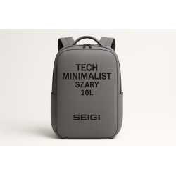 Plecak Tech Minimalist Szary 20L – na laptop 15,6"