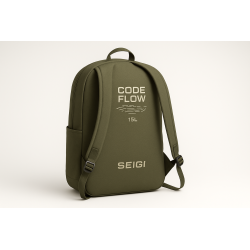 Torba miejska Code Flow Oliwkowa 15L