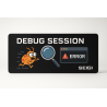 Podkładka XXL Debug Session – Premium 900×400 mm