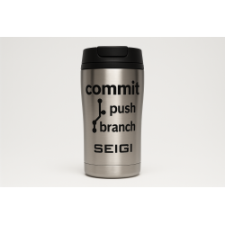 Termos Coffee Commit Stalowy 350 ml - próżniowy do kawy