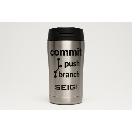 Termos Coffee Commit Stalowy 350 ml - próżniowy do kawy