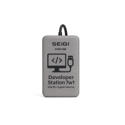 Hub USB Developer Station 7w1 65W PD + Gigabit Ethernet