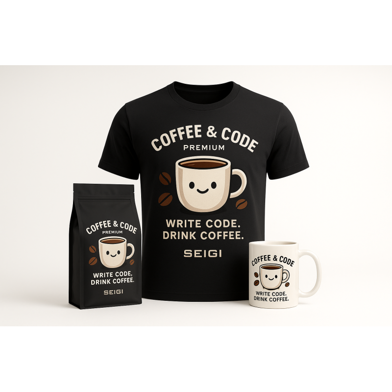 Zestaw Coffee & Code Premium — prezent dla programisty