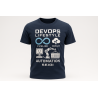 Koszulka męska DevOps Lifestyle granatowa