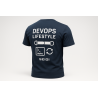 Koszulka męska DevOps Lifestyle granatowa