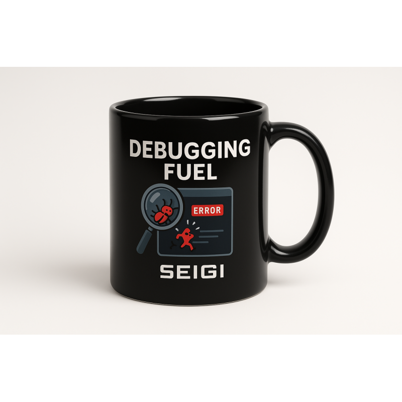 Kubek Debugging Fuel czarny