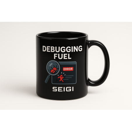 Kubek Debugging Fuel czarny