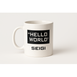 Kubek Hello World Morning biały