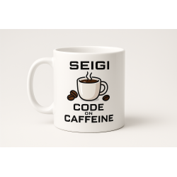 Kubek Office Coffee Loop biały