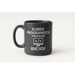 Kubek Programista Premium grafitowy
