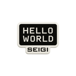Naklejka Hello World